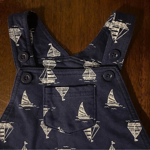 Little Me | Baby Boys Nautical Shortall | 18 mo - Picture 6 of 8